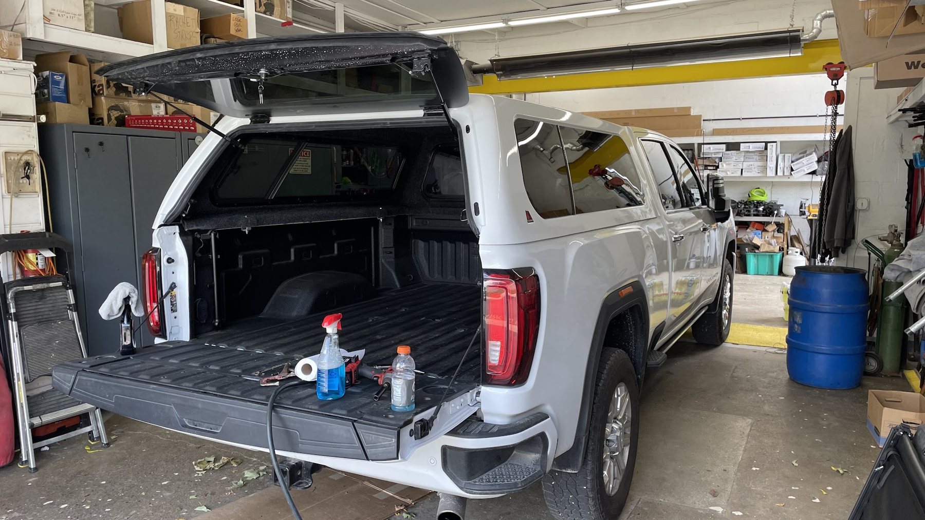 Pickup in the install bay