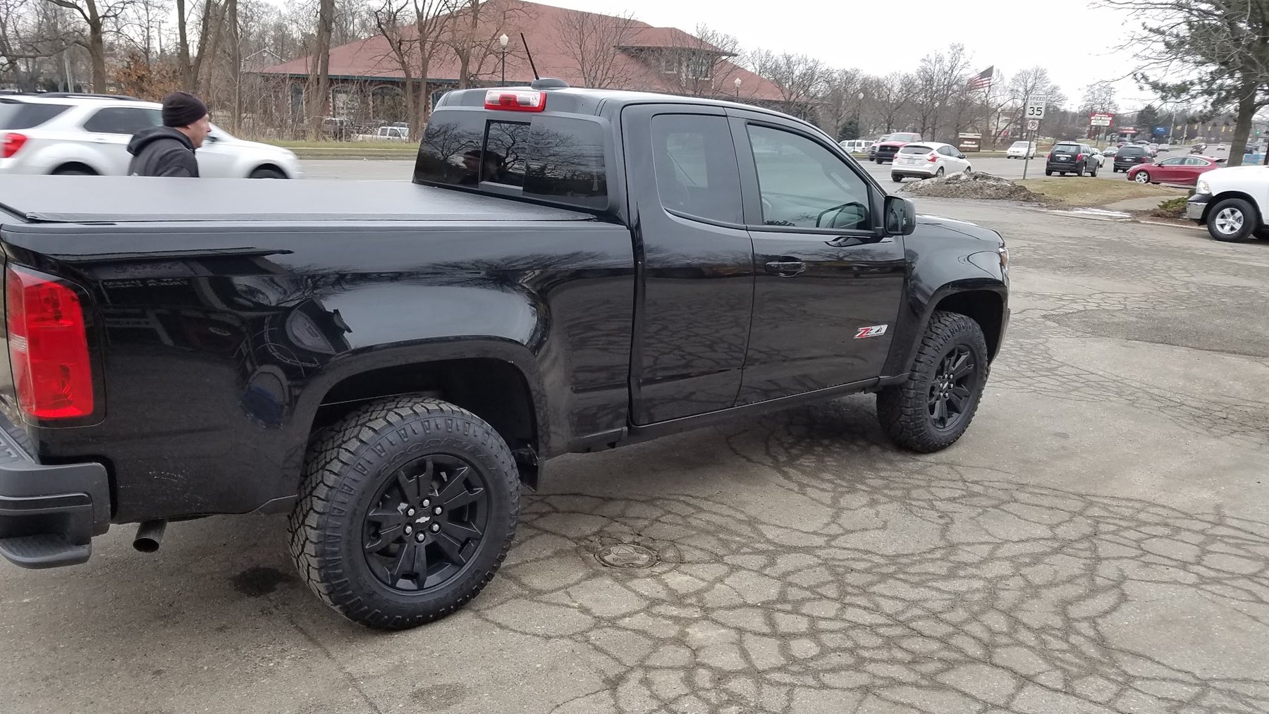 Black pickup